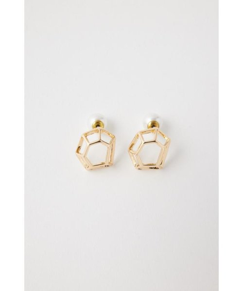 HEXAGON LINE EARRINGS