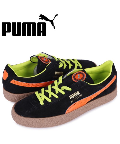 プーマ PUMA スニーカー ミュンスター プーマ レジェンド メンズ MUENSTER PUMA LEGENDS ブラック 黒 384219－01