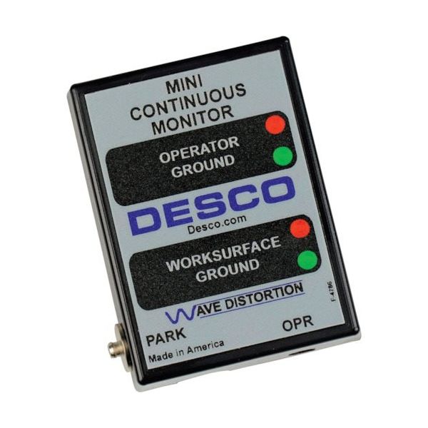 DESCO JAPAN ミニ常時モニター、100~240V 北米/日本プラグACアダプター 19239 1台 336-6633（直送品）