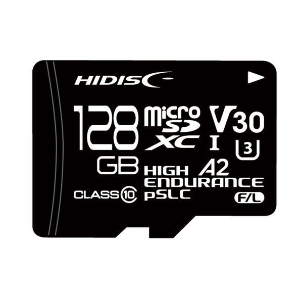 産業用microSDカード pSLCチップ採用 高耐久 microSDXCカード 128GB HDMCSDXC128GPSLJP3 1個（直送品）