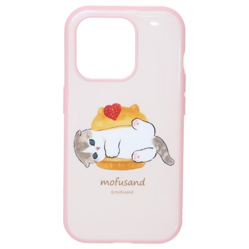 モフサンド iPhone15 IIIIfit 2023 iPhone 6.1 inch 3 LENS model 15Pro対応ケース スイーツにゃん mofu