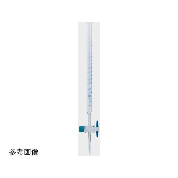 アズワン 活栓付ビュレット PTFEコック付 白 10mL 65-0504-50 1個（直送品）