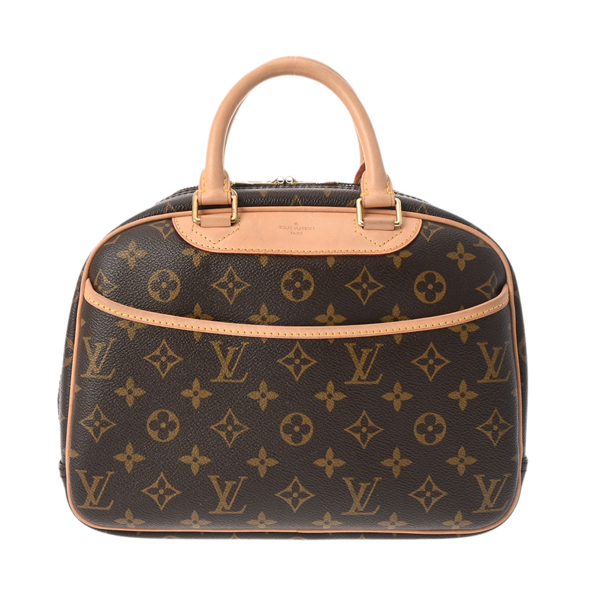 LOUIS VUITTON ルイヴィトン モノグラム トゥルービル ブラウン M42228 レディース モノグラムキャンバス ハンドバッグ ABランク 中古 