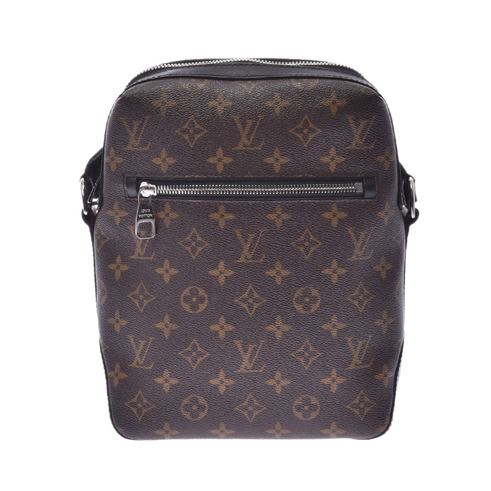 LOUIS VUITTON ルイヴィトン モノグラム マカサー トーレスPM ブラウン/黒 M40635 メンズ ショルダーバッグ Bランク 中古 