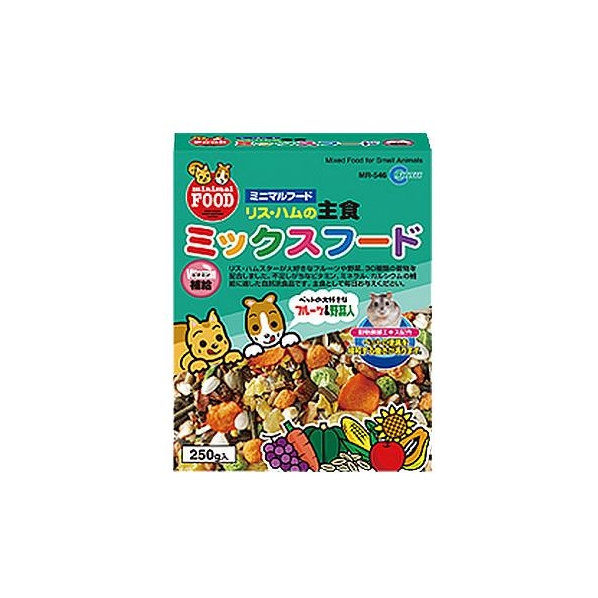 マルカン リス・ハムの主食ミックスフード250g F853907-MR-546