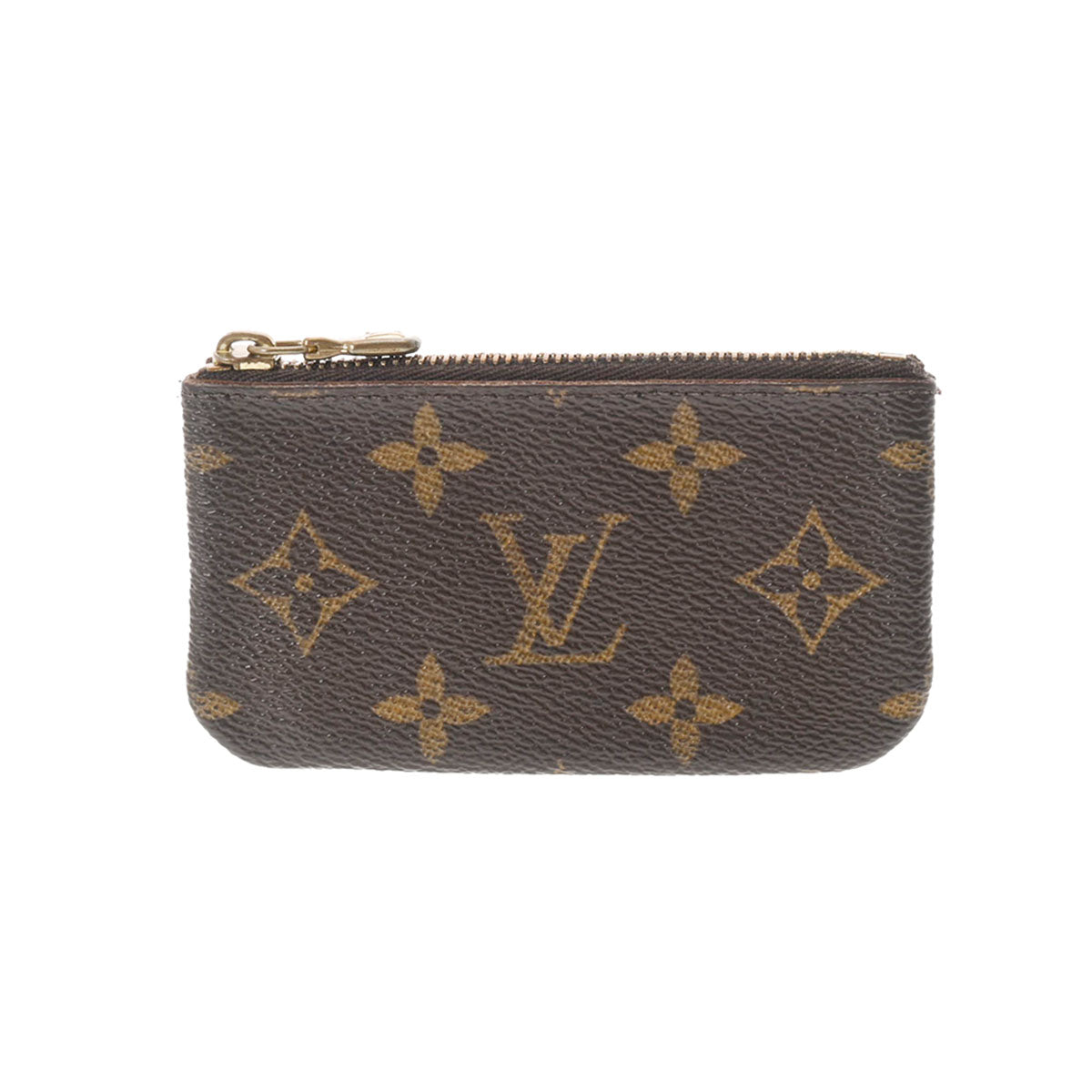 LOUIS VUITTON ルイヴィトン モノグラム ポシェット クレ  ブラウン M62650 ユニセックス モノグラムキャンバス コインケース Bランク 中古 