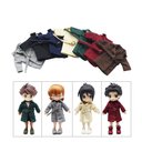 オビツ11服 ob11服 長袖ジャケット ウインドブレーカー ねんどろいどどーる ドール衣装 ドール服 ob11 1/12サイズbjd服