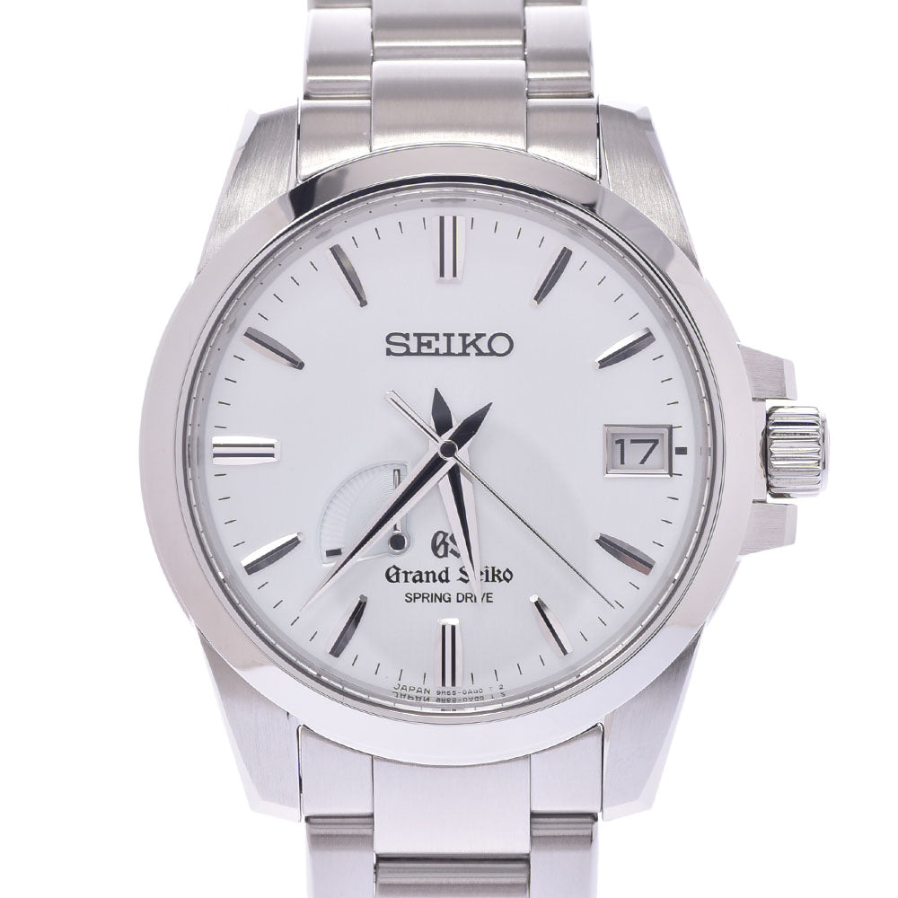 SEIKO セイコー グランドセイコー スプリングドライブ SBGA015 メンズ SS 腕時計 スプリングドライブ シルバー文字盤 Aランク 中古 