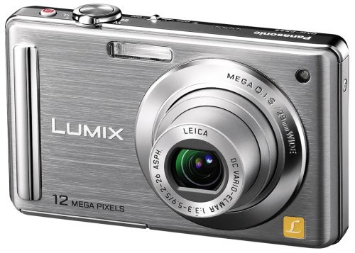 パナソニック デジタルカメラ LUMIX (ルミックス) FS25 シルバー DMC-FS25-S【中古品】