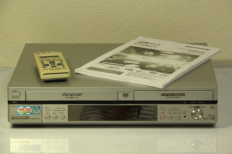 Panasonic DIGA DVDビデオレコーダー DMR-E70V