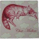 【 セブリーヌ ☆ マグネット 】 Chat mallow お昼寝 猫 ネコ キャット 磁石 Chats enchantes 94005MG