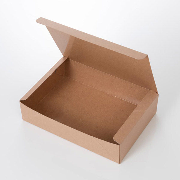 東光産業 食品箱 ナチュラルBOX 深型 大 4573101530579 1セット(50枚入/袋×6袋)（直送品）