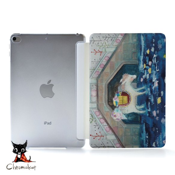 花と馬のiPad ケース iPadケース アイパッド カバー iPad Air4/Air3/Air2