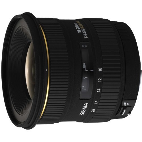 SIGMA 超広角ズームレンズ 10-20mm F4-5.6 EX DC ソニー用 APS-C専用 201340【中古品】