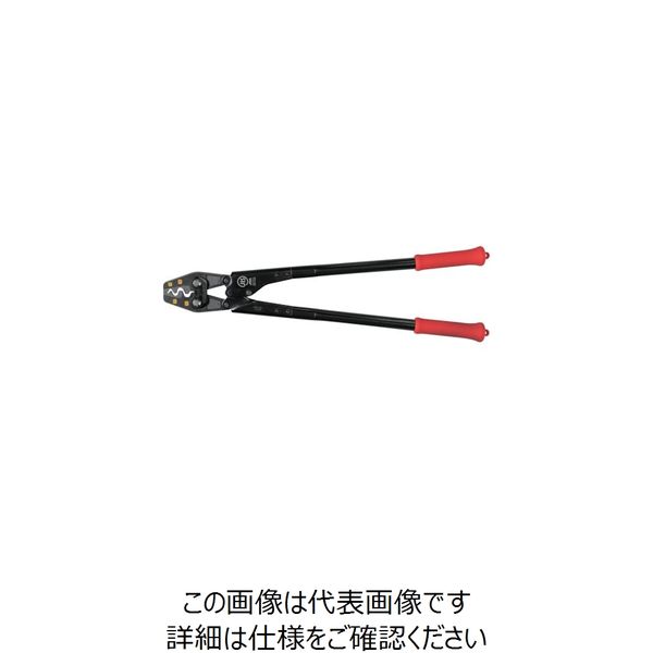 ツノダ TTC 圧着工具 TPー60 裸圧着端子・スリーブ用 TP-60 1丁 253-5950（直送品）