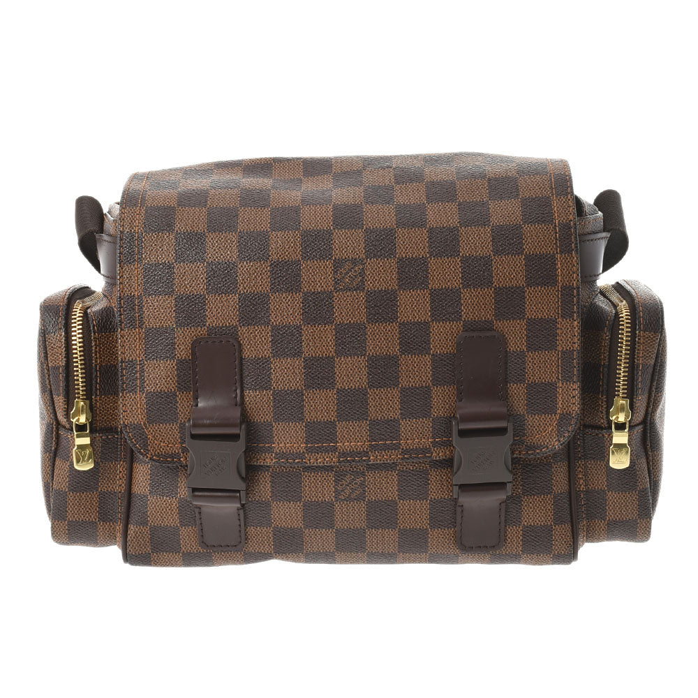 LOUIS VUITTON ルイヴィトン ダミエ リポーター メルヴィール ブラウン N51126 ユニセックス ダミエキャンバス ショルダーバッグ ABランク 中古 