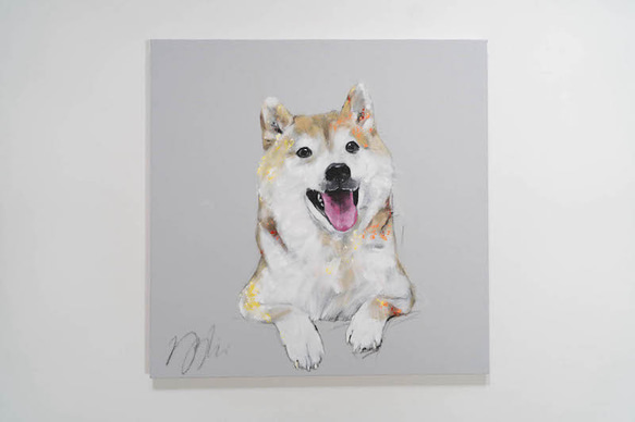 a dog / 柴犬のアート作品