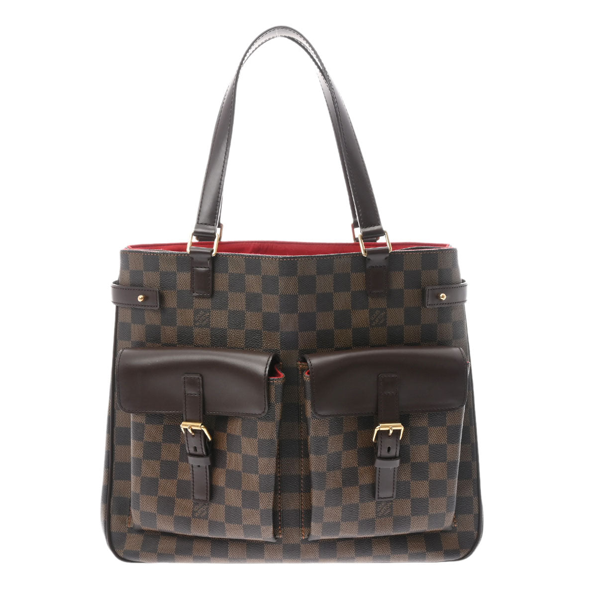 LOUIS VUITTON ルイヴィトン ダミエ ユゼス ブラウン N51128 レディース ダミエキャンバス トートバッグ ABランク 中古 