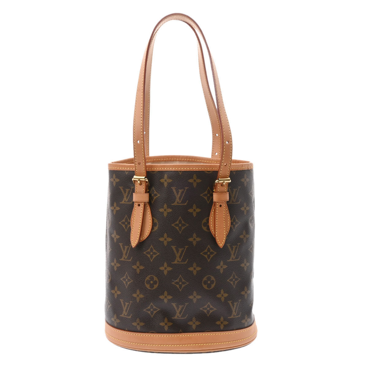 LOUIS VUITTON ルイヴィトン モノグラム バケットPM  ブラウン M42238 レディース モノグラムキャンバス ハンドバッグ ABランク 中古 