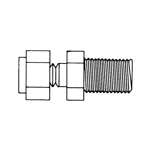 メルク Adpt 1/4in. NPTM to Tube 1/Pk XX6702507 1PK 1個 61-0191-87（直送品）