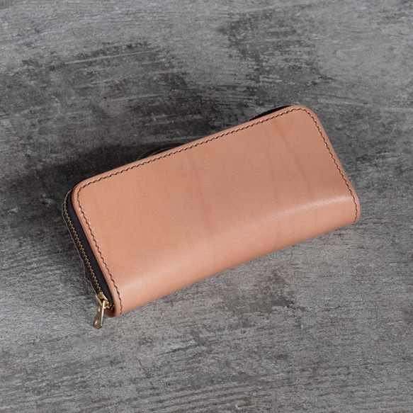 Roundzip wallet / Harness Leather