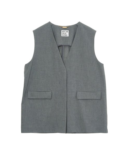 【セットアップ対応商品】v－neck vest